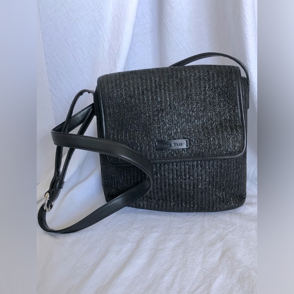 Nine West Straw Crossbody Bag